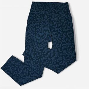 🤹🏽 Lululemon Align Cropped Leggings~Size 2~Deep Coal Camo~High-Rise~21” Inseam